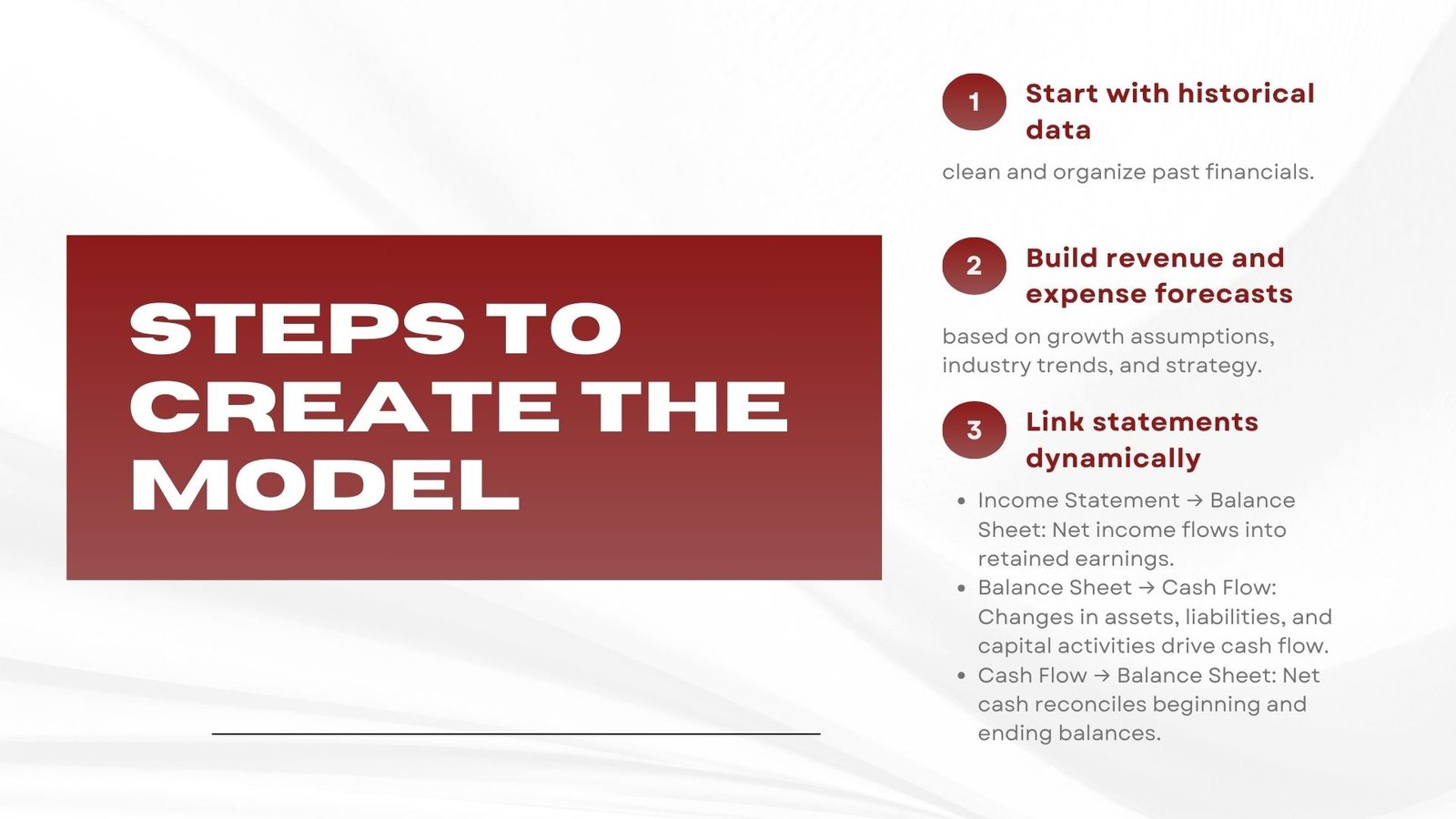 Building accurate forecasts with the 3 Statement Model in finance