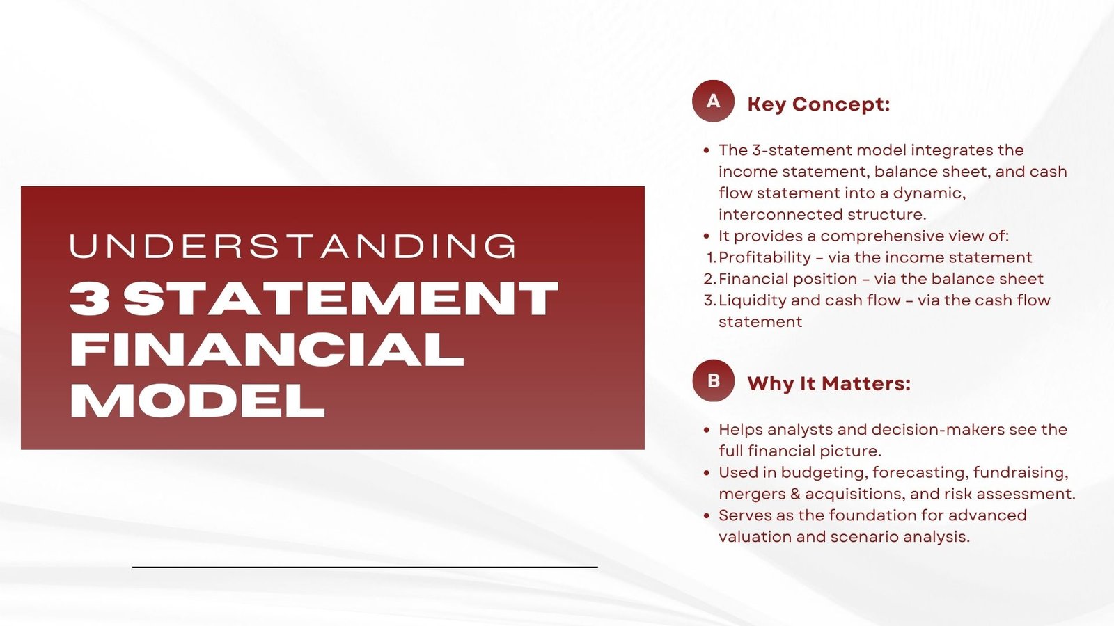 Building accurate forecasts with the 3 Statement Model in finance