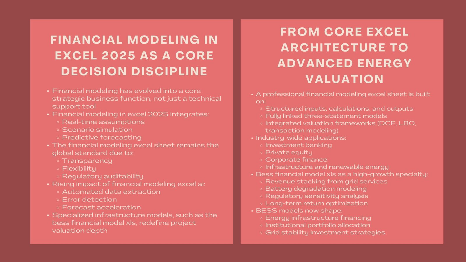 Learn Excel Financial Modeling Professionally