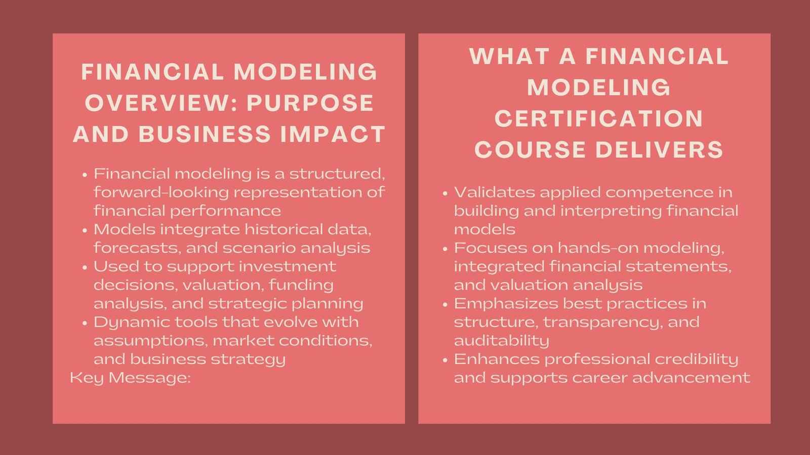 How to Master Financial Modeling Techniques